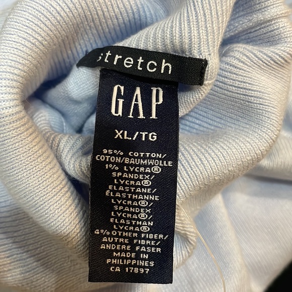 Gap light blue turtleneck sweater (sz XL) - Picture 3 of 9